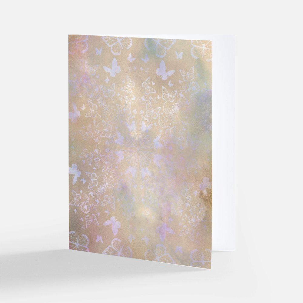 celestial birth - greeting card