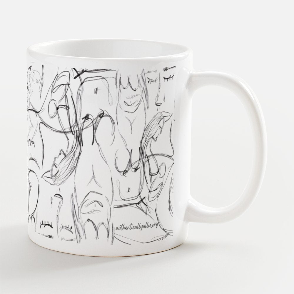 "femme medley" mug