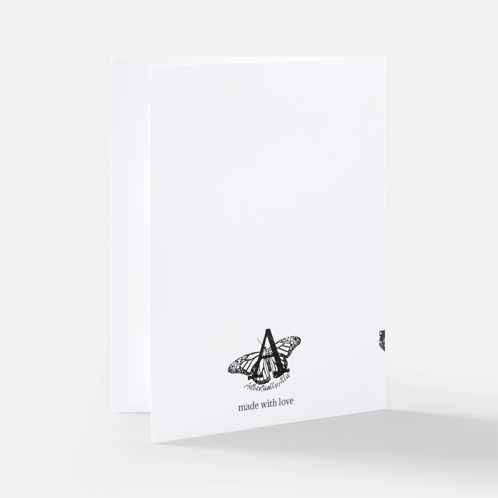 flying free - greeting card