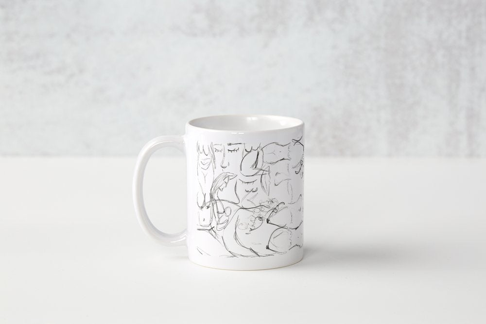 "femme medley" mug