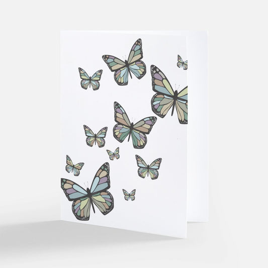 flying free - greeting card