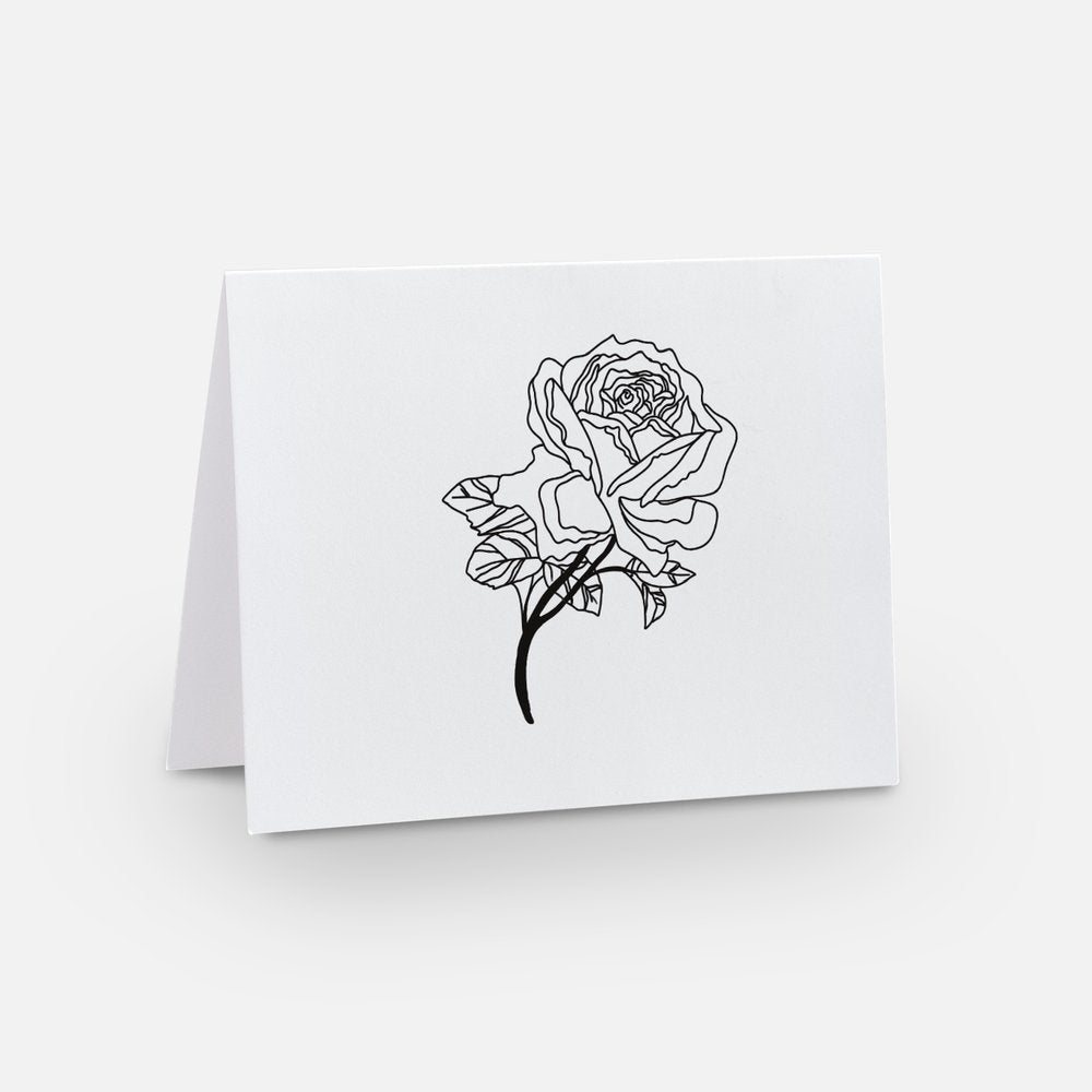 rose - greeting card